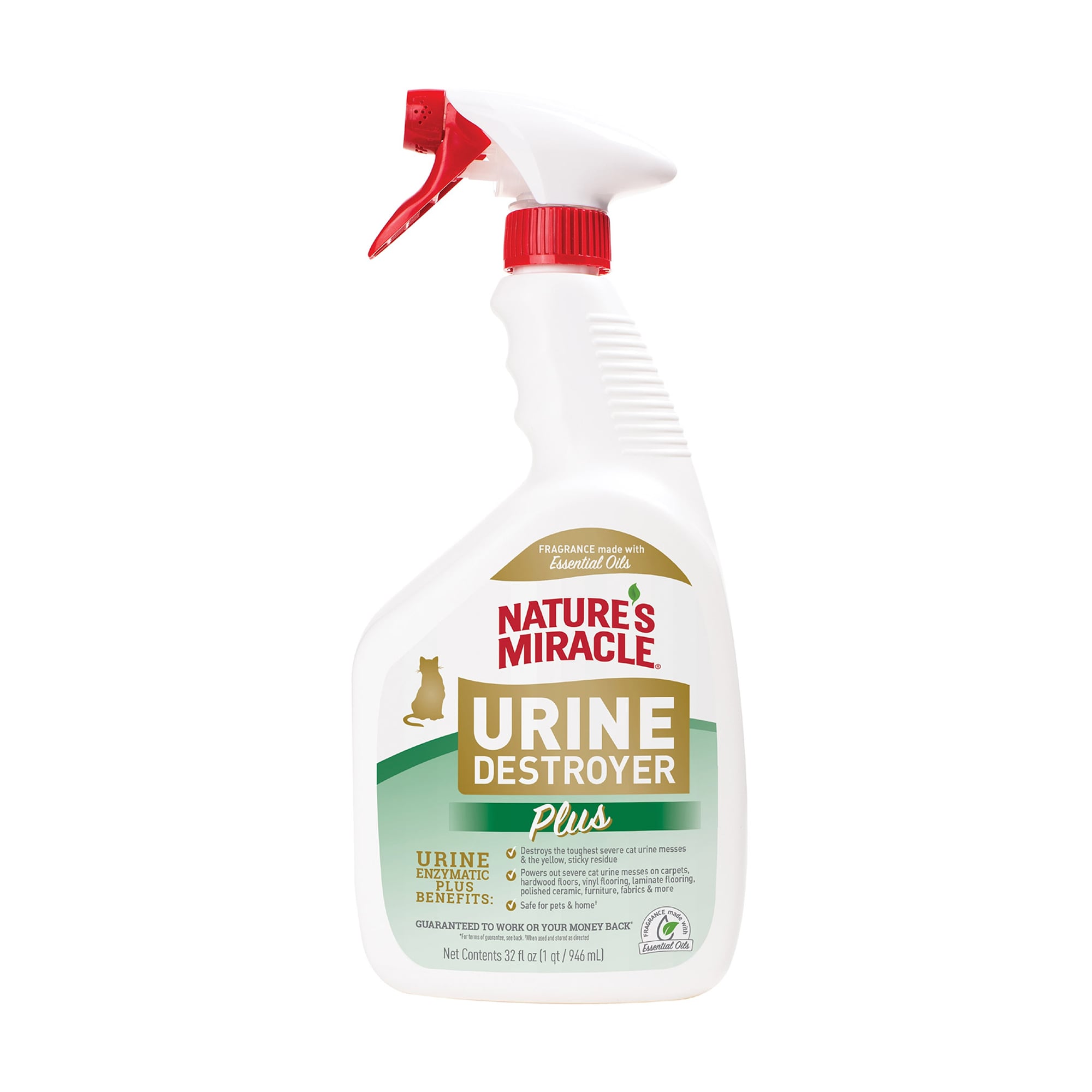 Уцінка! Засіб для усунення запаху сечі 8in1 Nature's Miracle для кішок, 946 мл